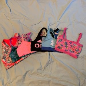 Girls sports bras, sizes L/XL
